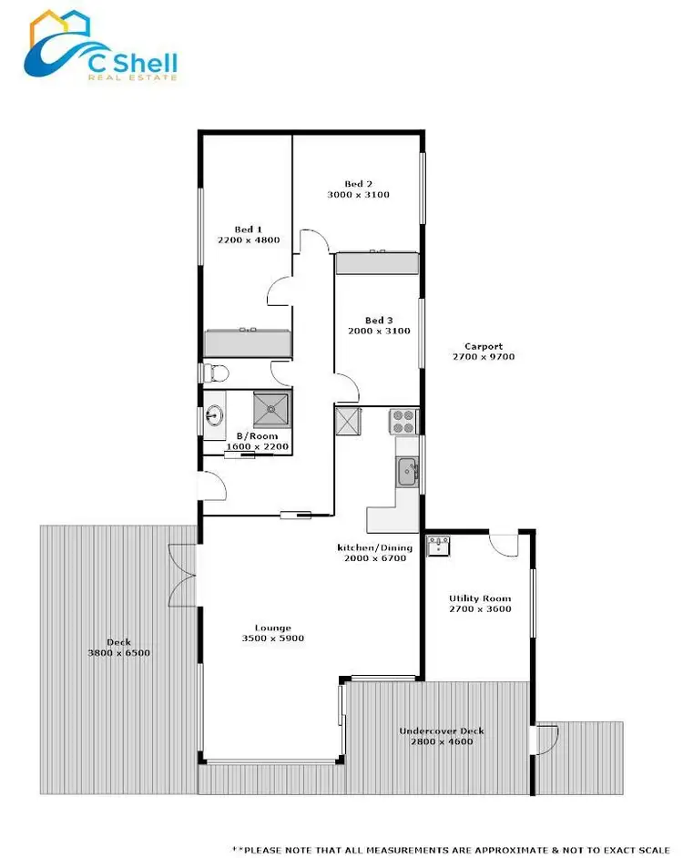 Floorplan of Homely house listing, 91 Wattle Grove, Loch Sport VIC 3851