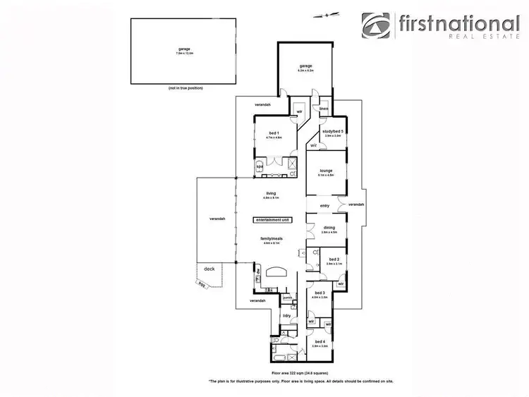 Floorplan of Homely house listing, 14-16 Cloverfield Close, Berwick VIC 3806