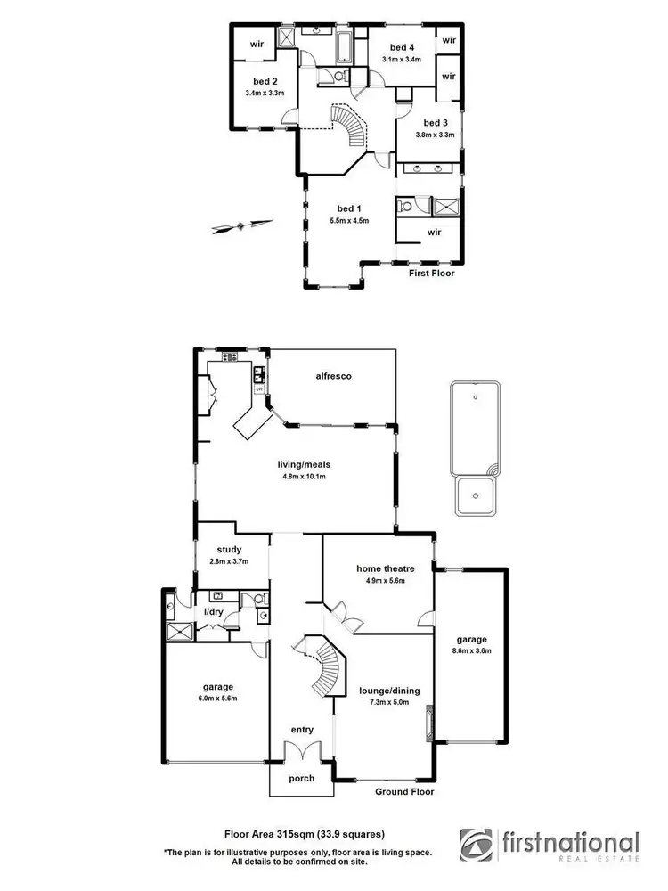 Floorplan of Homely house listing, 13 Ridgemont Drive, Berwick VIC 3806