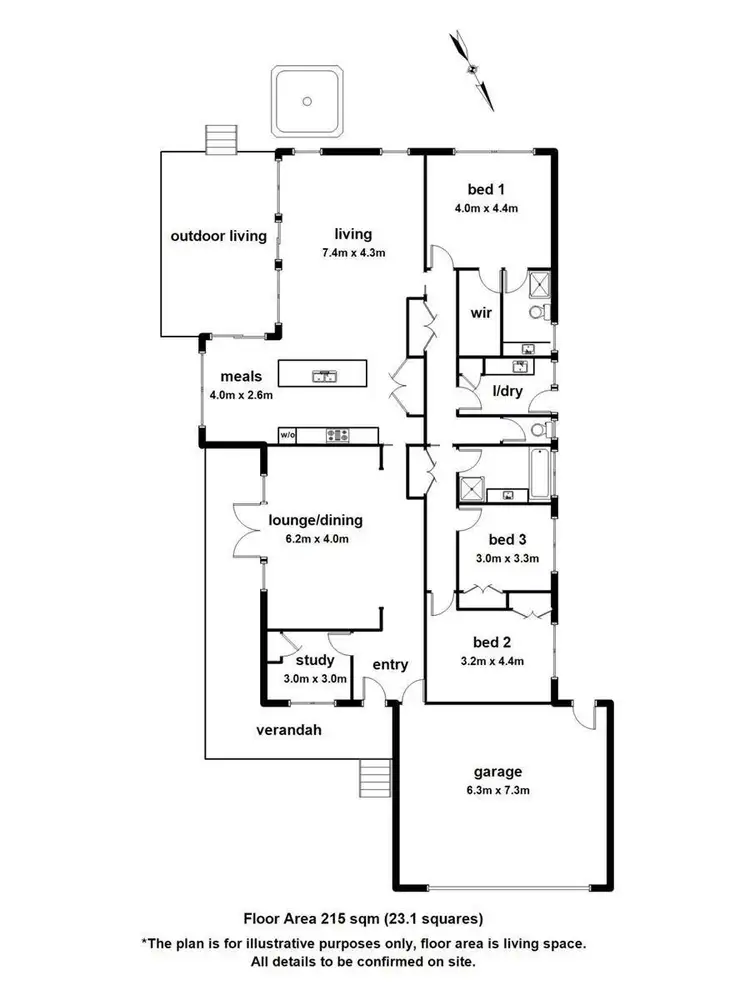 Floorplan of Homely house listing, 23 Cara Crescent, Berwick VIC 3806
