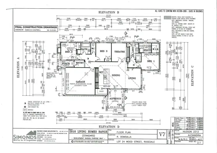Floorplan of Homely house listing, 23 Wood Street, Rosedale VIC 3847