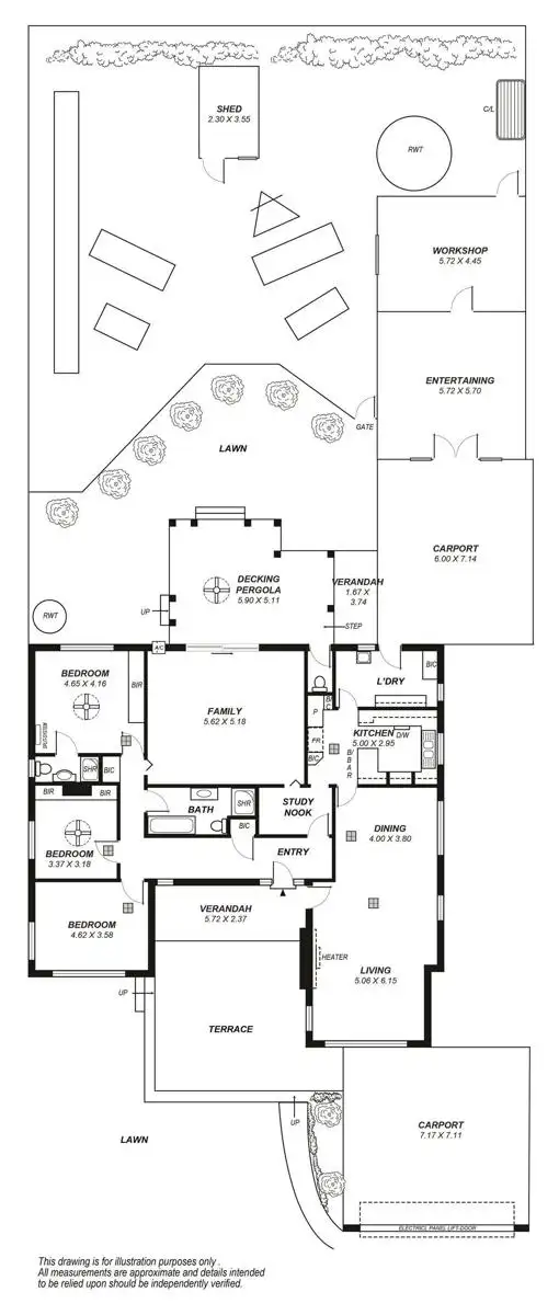 Floorplan of Homely house listing, 36 Cross Road, Myrtle Bank SA 5064