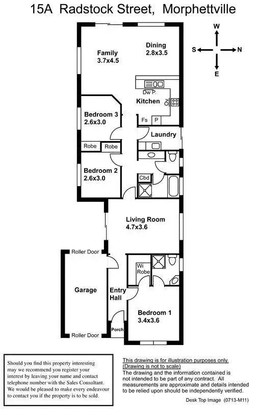 Floorplan of Homely house listing, 15A Radstock Street, Morphettville SA 5043