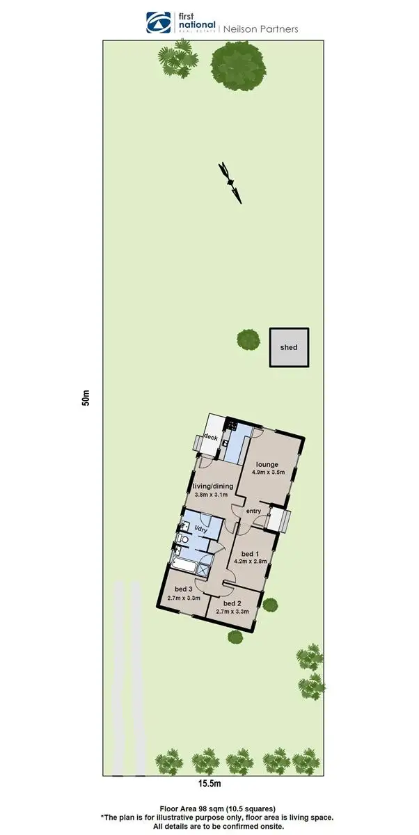 Floorplan of Homely house listing, 15 Henry Street, Koo Wee Rup VIC 3981