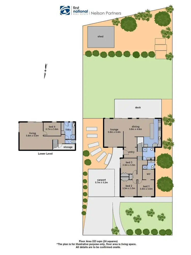 Floorplan of Homely house listing, 21 Kramer Drive, Berwick VIC 3806