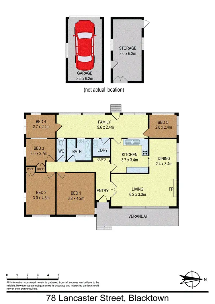 Floorplan of Homely house listing, 78 Lancaster Street, Blacktown NSW 2148