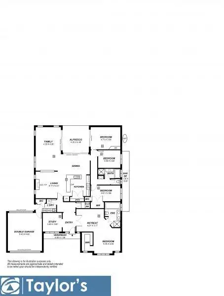 Floorplan of Homely house listing, 28 Rellum Road, Greenacres SA 5086