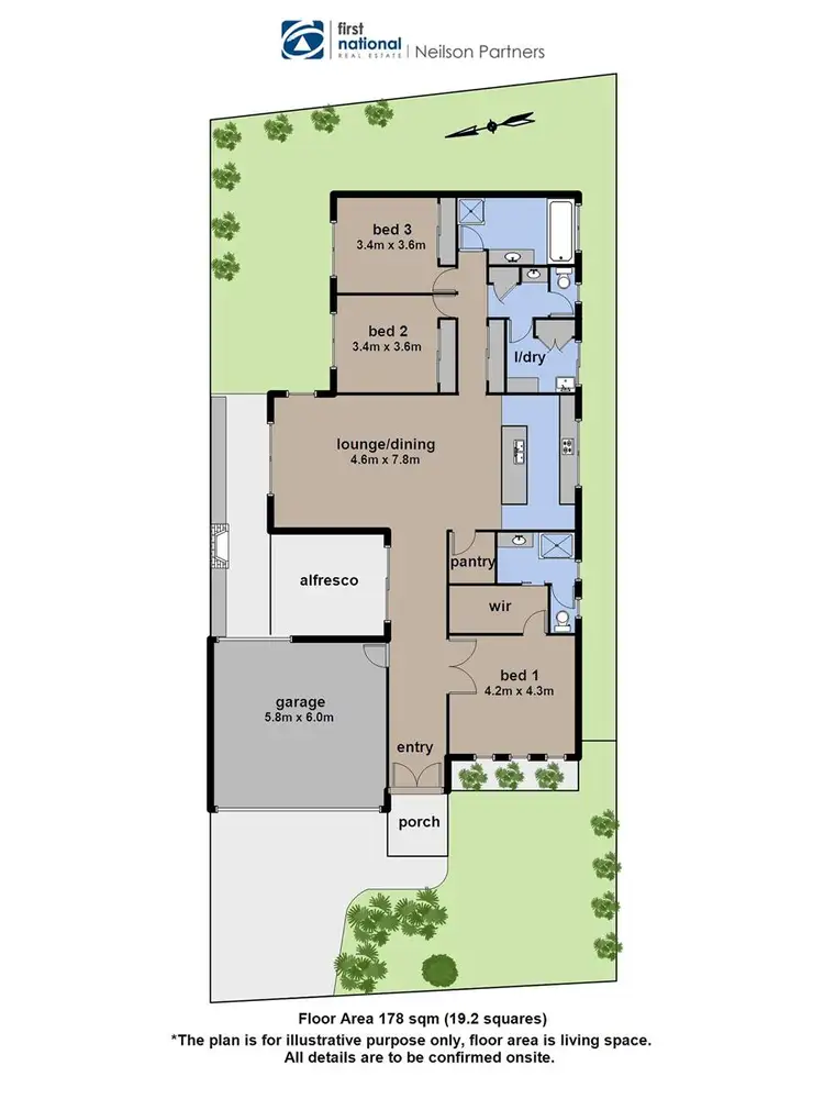 Floorplan of Homely house listing, 44 Kosta Boda Boulevard, Pakenham VIC 3810