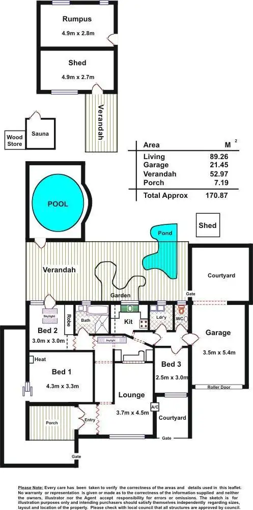 Floorplan of Homely house listing, 7 Lothian Avenue, Windsor Gardens SA 5087