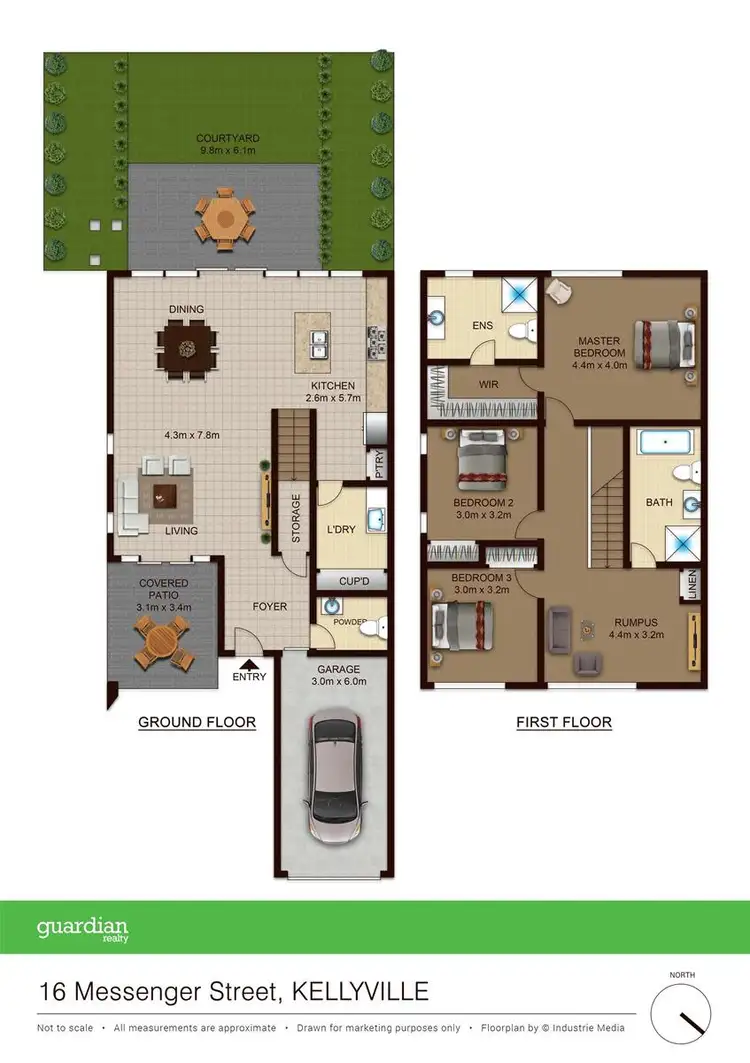 Floorplan of Homely house listing, 16 Messenger Street, Kellyville NSW 2155
