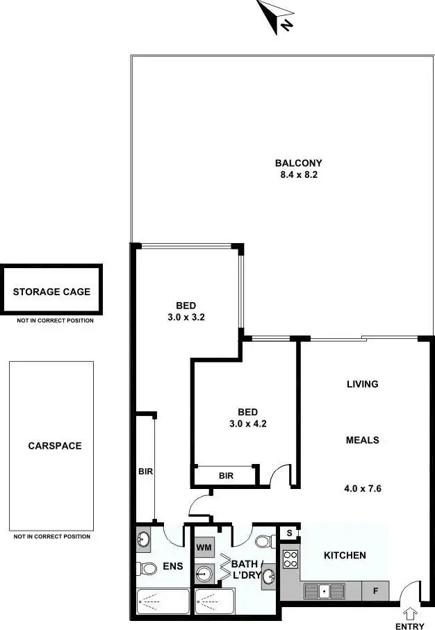 Floorplan of Homely apartment listing, 13/2 La Scala Avenue, Maribyrnong VIC 3032