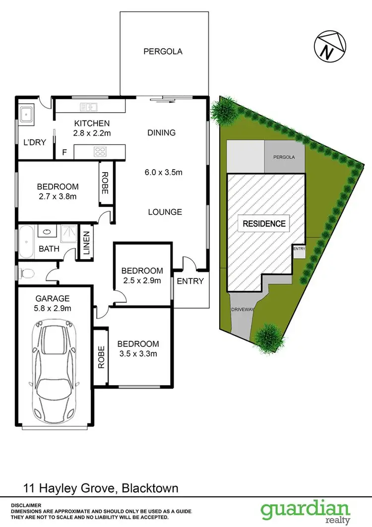 Floorplan of Homely house listing, 11 Hayley Grove, Blacktown NSW 2148
