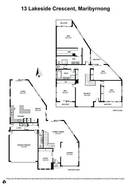 Floorplan of Homely house listing, 12 Newstead Street, Maribyrnong VIC 3032