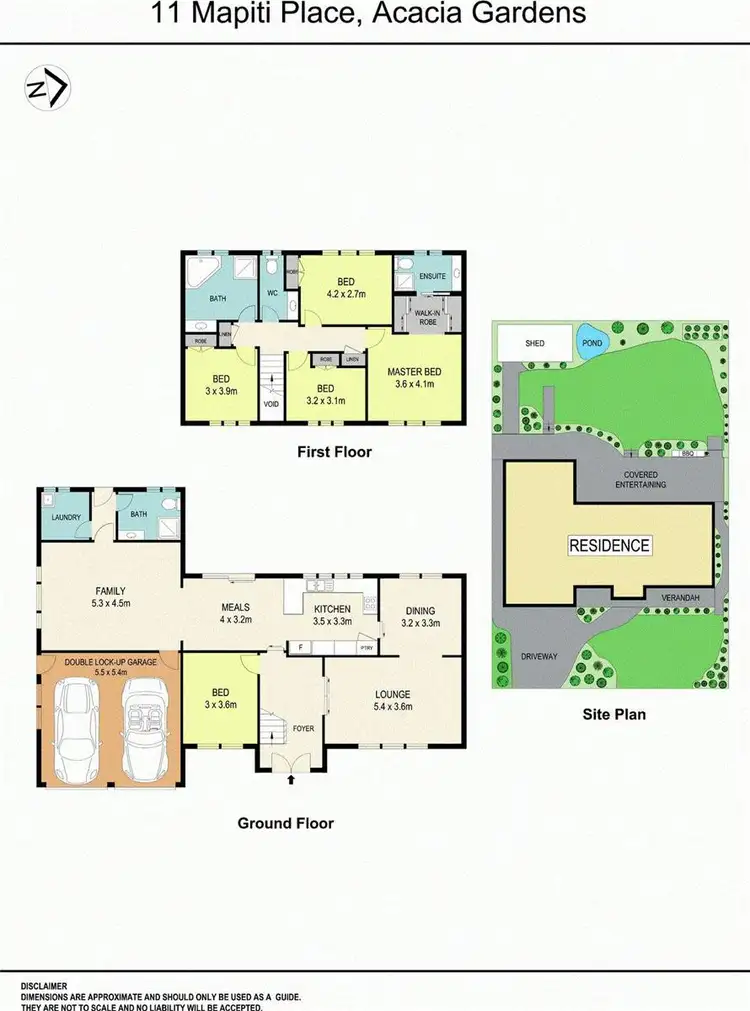 Floorplan of Homely house listing, 11 Mapiti Place, Acacia Gardens NSW 2763