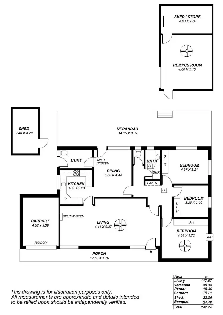 Floorplan of Homely house listing, 6 Domain Avenue, Para Vista SA 5093