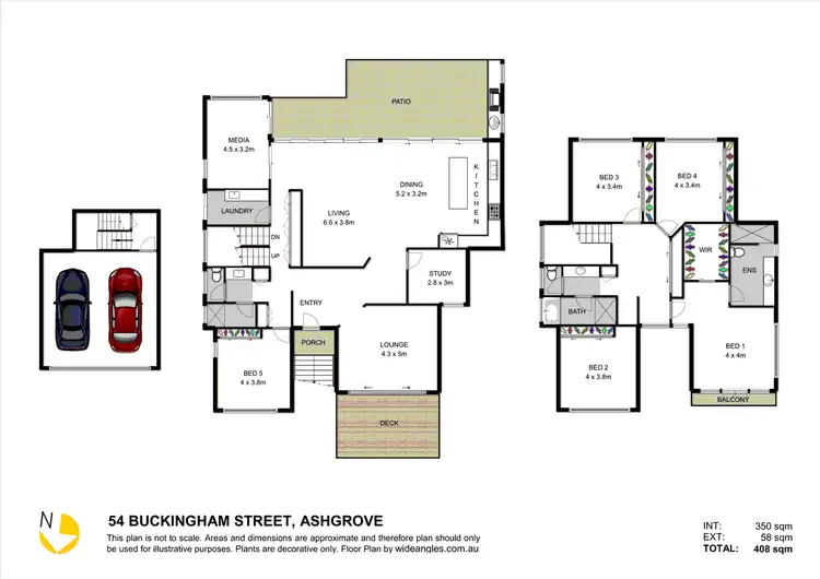 Floorplan of Homely house listing, 54 Buckingham Street, Ashgrove QLD 4060