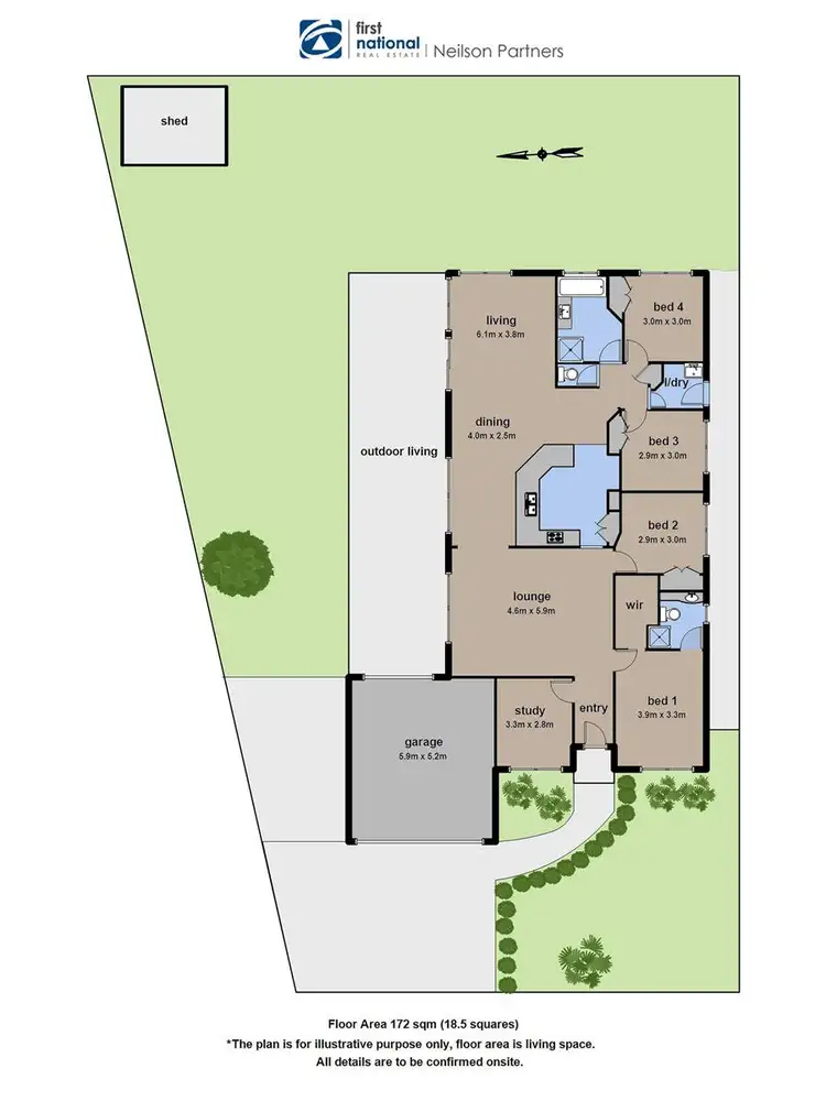 Floorplan of Homely house listing, 4 Broadland Way, Narre Warren South VIC 3805