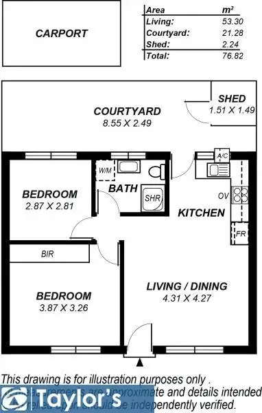 Floorplan of Homely unit listing, 3/360 Wright Road, Para Vista SA 5093