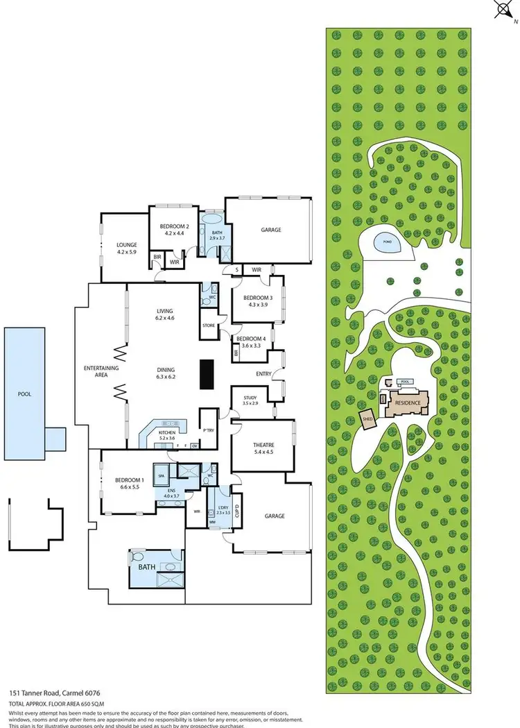 Floorplan of Homely house listing, 151 Tanner Road, Carmel WA 6076