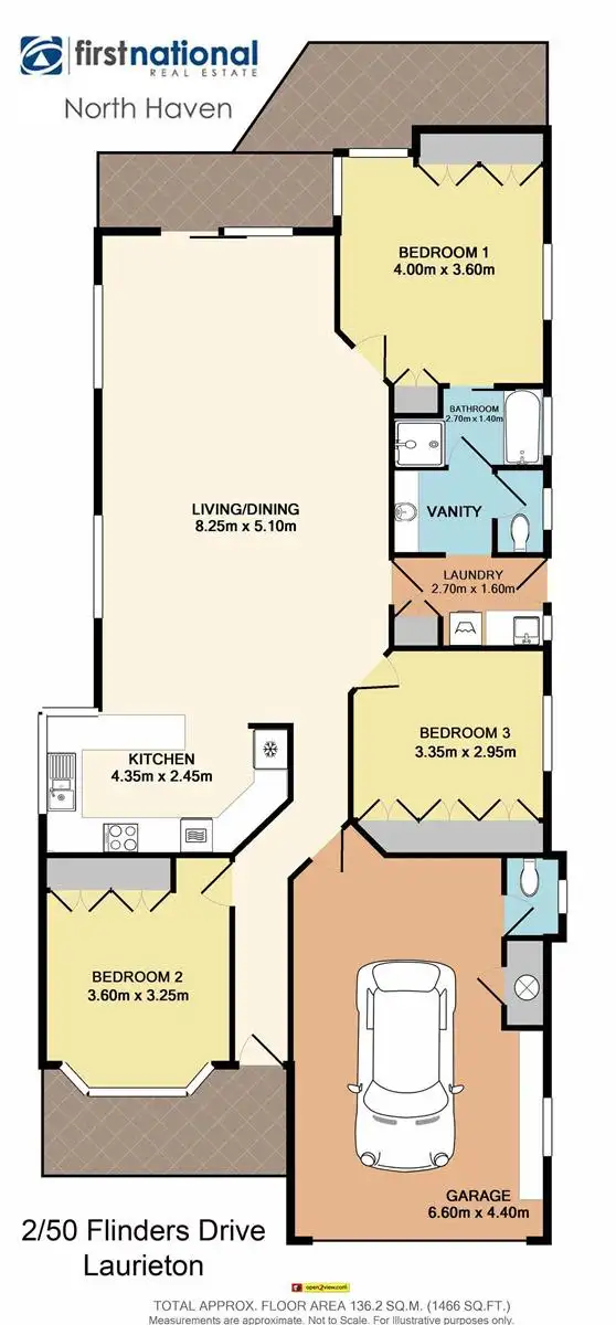 Floorplan of Homely house listing, 2/50 Flinders Drive, Laurieton NSW 2443