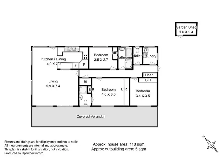 Floorplan of Homely house listing, 395 Randalls Bay Road, Eggs And Bacon Bay TAS 7112