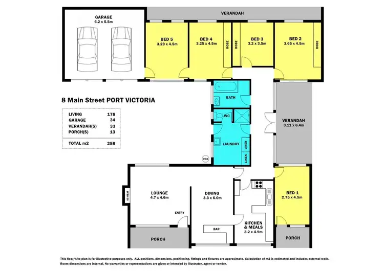 Floorplan of Homely house listing, 8 Main Street, Port Victoria SA 5573