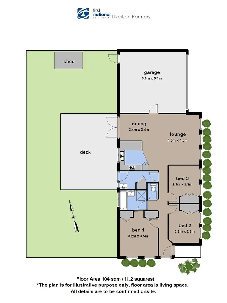 Floorplan of Homely apartment listing, 6/3-5 Melissa Way, Pakenham VIC 3810