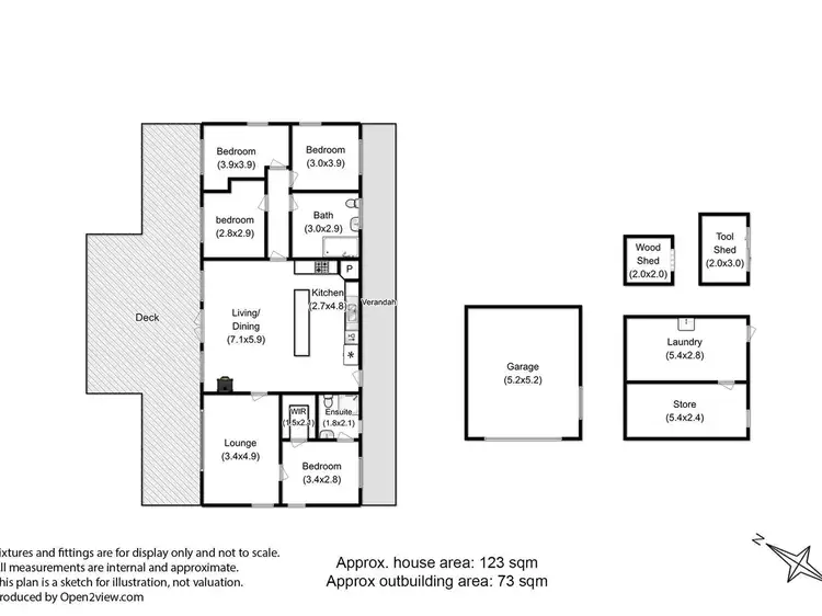 Floorplan of Homely house listing, 26 Duggans Road, Cradoc TAS 7109
