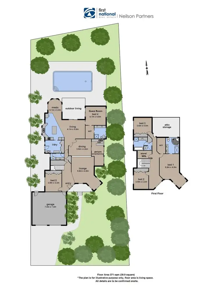 Floorplan of Homely house listing, 30 Edrington Park Drive, Berwick VIC 3806
