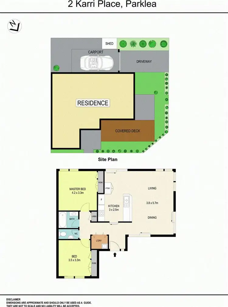 Floorplan of Homely house listing, 2 Karri Place, Parklea NSW 2768