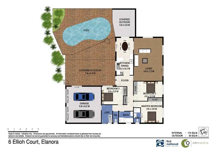 Floorplan of Homely house listing, 6 Ellioh Court, Elanora QLD 4221