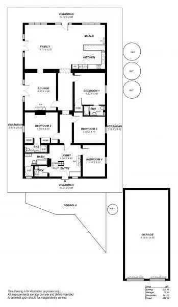 Floorplan of Homely house listing, 10 Busch Street, Mannum SA 5238