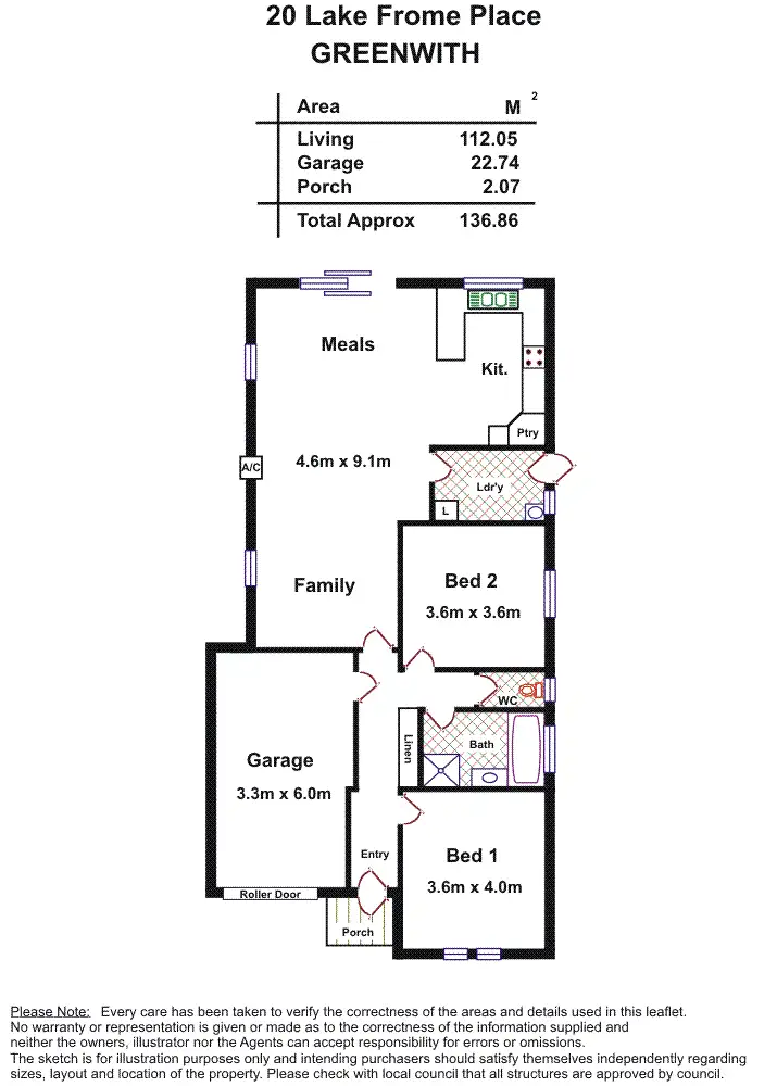 Floorplan of Homely house listing, 20 Lake Frome Place, Greenwith SA 5125