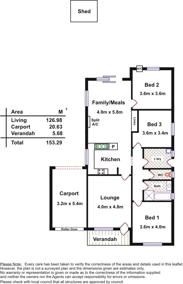 Floorplan of Homely house listing, 4 Victoria Drive, Oakden SA 5086