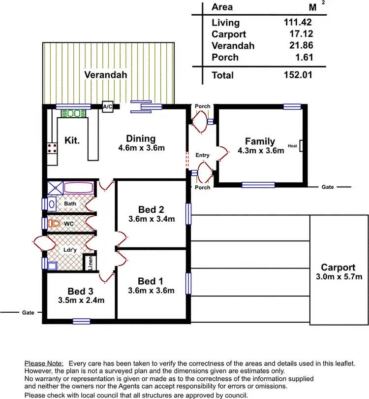 Floorplan of Homely house listing, 2 Paraview Court, Wynn Vale SA 5127