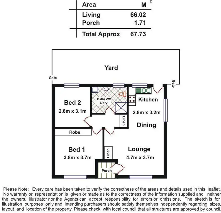 Floorplan of Homely house listing, 3/35 King Street, Prospect SA 5082