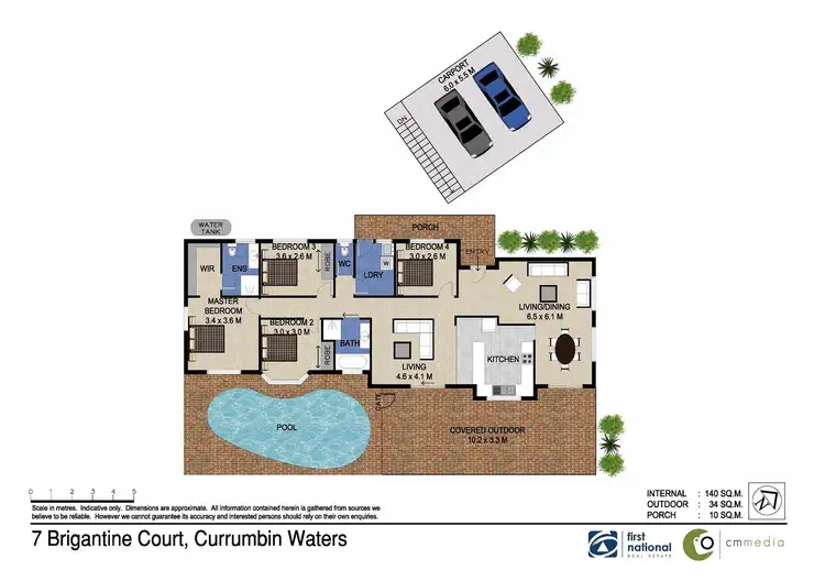 Floorplan of Homely house listing, 7 Brigantine Court, Currumbin Waters QLD 4223