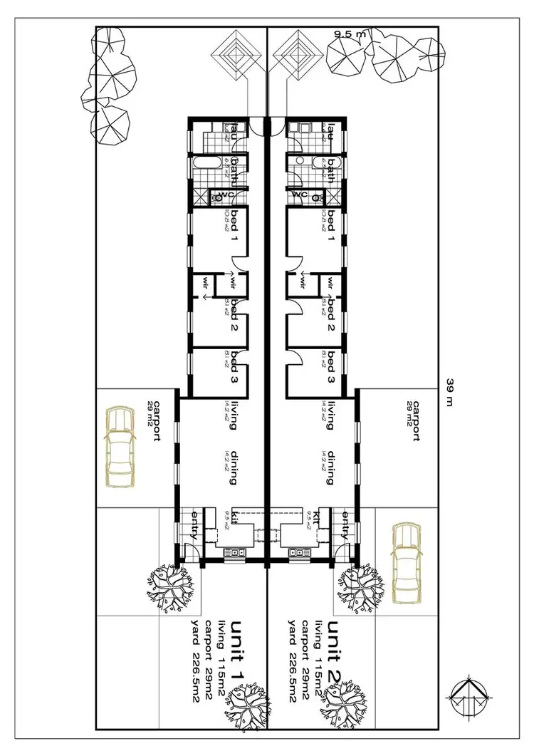 Floorplan of Homely terrace listing, Urana Road, Lavington NSW 2641