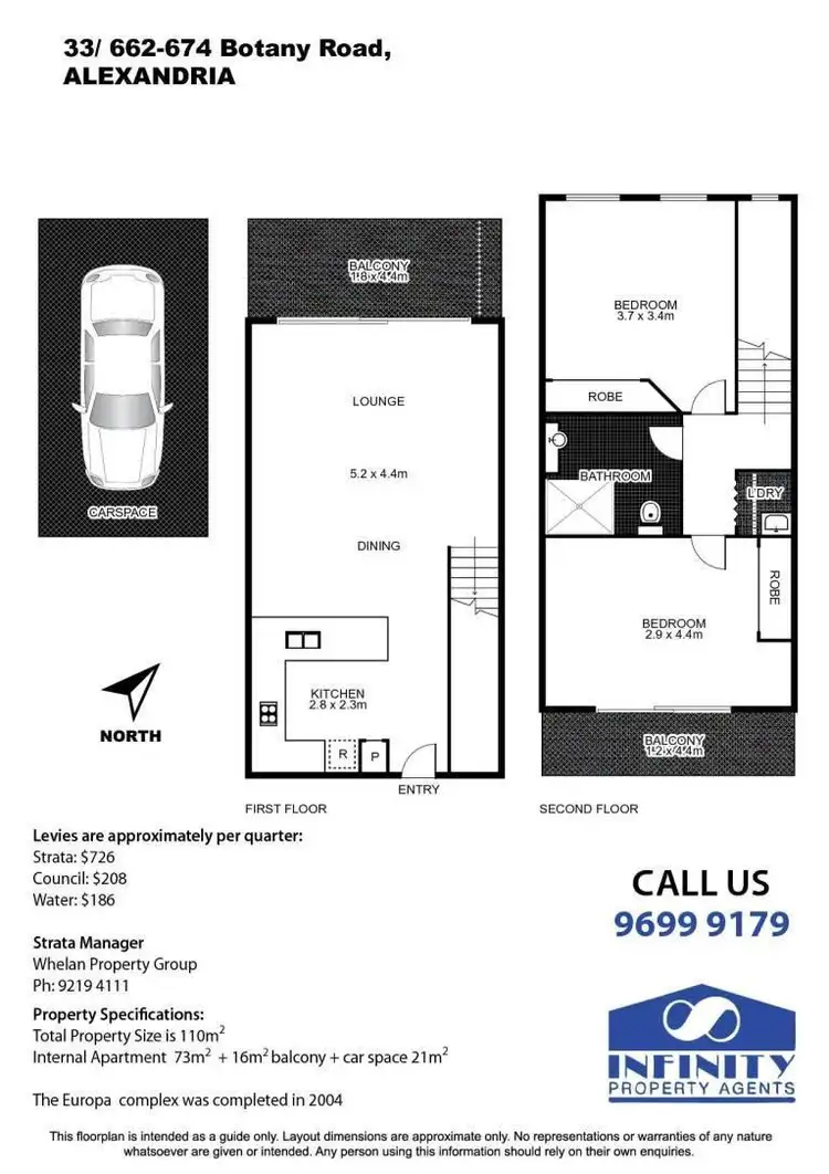 Floorplan of Homely apartment listing, 33/662-674 Botany Street, Alexandria NSW 2015