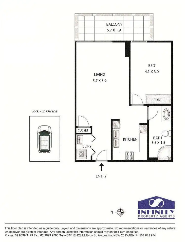 Floorplan of Homely apartment listing, 12 Bonar Street, Arncliffe NSW 2205