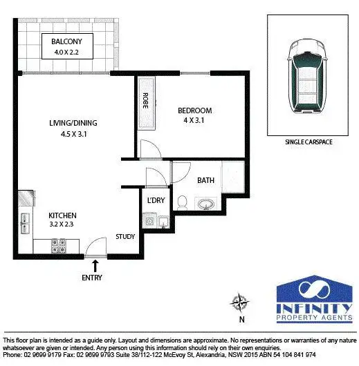 Floorplan of Homely apartment listing, 15 Green Street, Maroubra NSW 2035