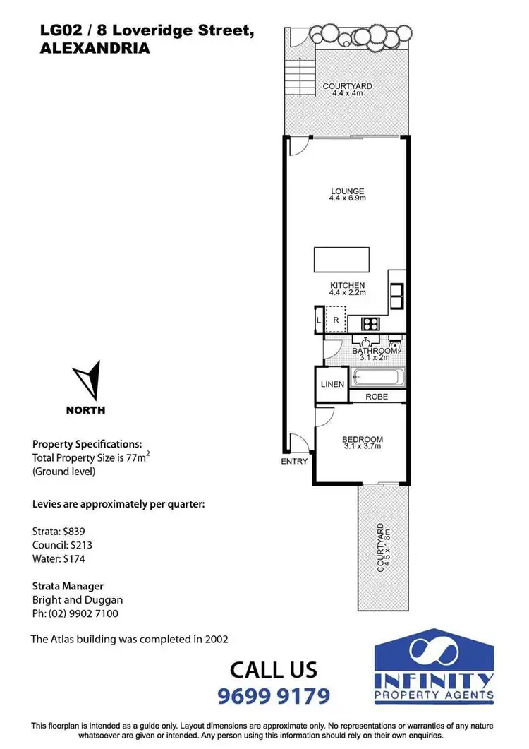 Floorplan of Homely apartment listing, LG02/8 Loveridge Street, Alexandria NSW 2015