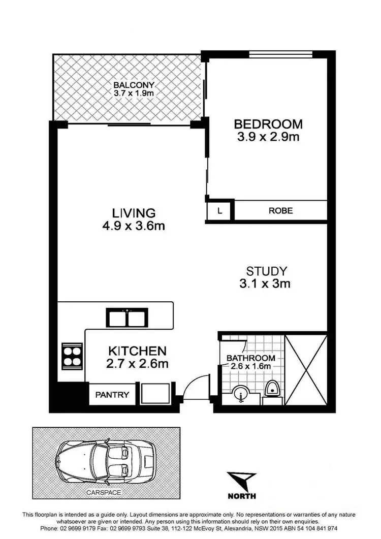 Floorplan of Homely apartment listing, 747 Anzac Parade, Maroubra NSW 2035