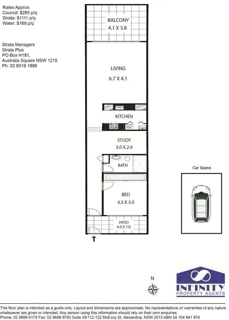 Floorplan of Homely apartment listing, 717 Anzac Parade, Maroubra NSW 2035
