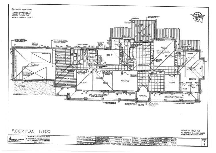 Floorplan of Homely house listing, 2 Clara Court, Woodford VIC 3281
