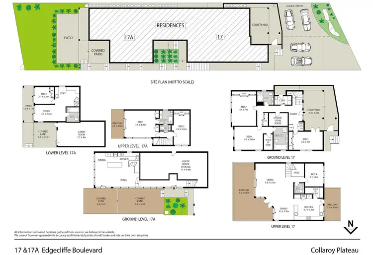 Floorplan of Homely house listing, 17 & 17A Edgecliffe Boulevard, Collaroy Plateau NSW 2097