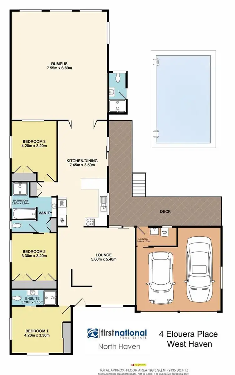 Floorplan of Homely house listing, 4 Elouera Place, West Haven NSW 2443