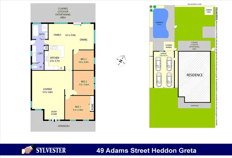 Floorplan of Homely house listing, 49 Adams Street, Heddon Greta NSW 2321