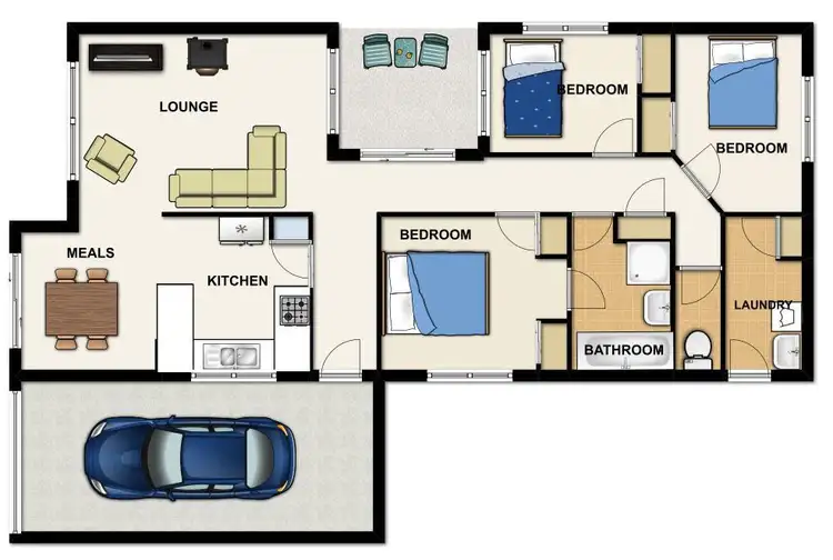 Floorplan of Homely house listing, 6 Lyrebird Street, Loganlea QLD 4131