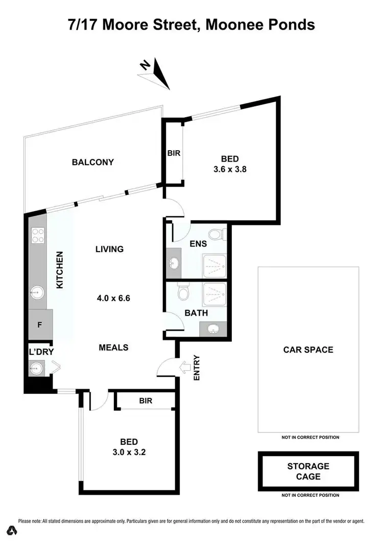 Floorplan of Homely apartment listing, 7/17 Moore Street, Moonee Ponds VIC 3039